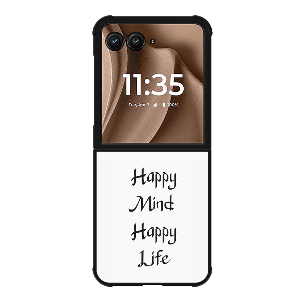 happiness inspirational X00452 Motorola Moto RAZR Plus 2025 Case