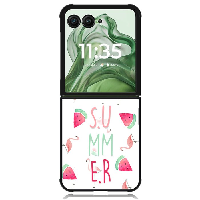 Cute watermelon X00453 Motorola Moto Razr+ Plus 2024/2025 Case, Motorola Razr 50 Ultra/50s Ultra Case