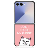 Don't touch My Phone X00456 Samsung Galaxy Z Flip 7 Case