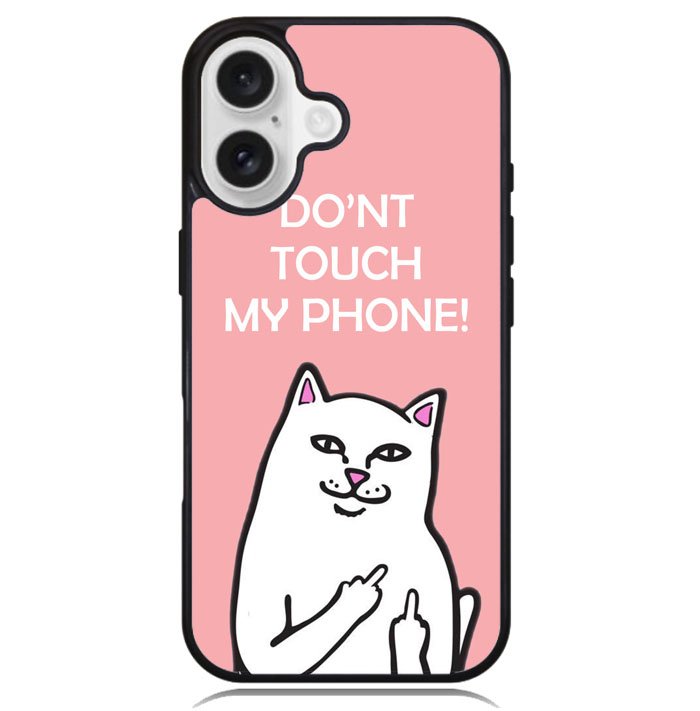 Don't touch My Phone X00456 iPhone 16 Case