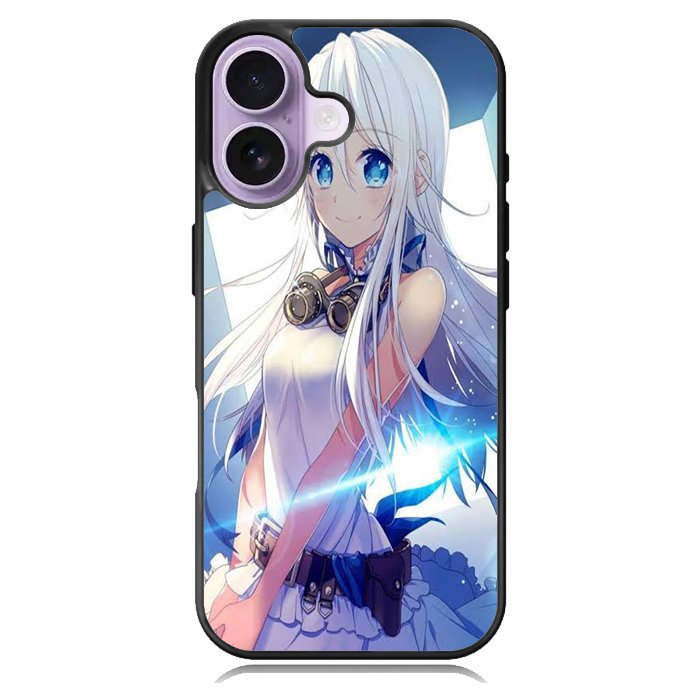 Blue Eyes Anime Girl X00473 iPhone 17 Case