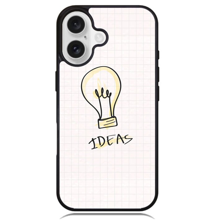 light bulb doodle X00625 iPhone 16 Case