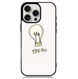 light bulb doodle X00625 iPhone 16 Pro Max Case