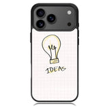 light bulb doodle X00625 iPhone 17 Pro Max Case