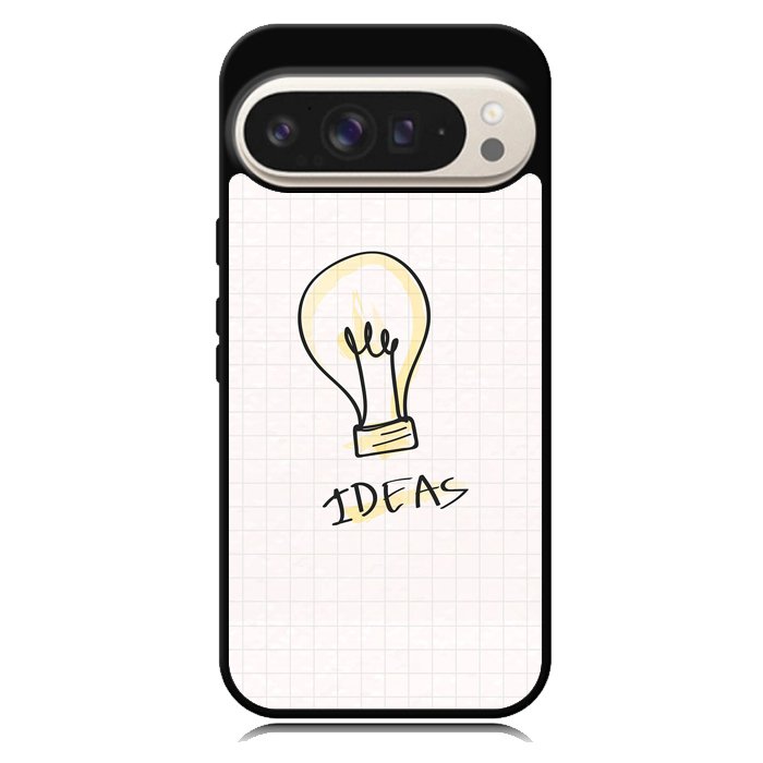 light bulb doodle X00625 Google Pixel 9 | Google Pixel 9 Pro Case