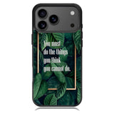 Gold rectangle frame X00628 iPhone 17 Pro Max Case