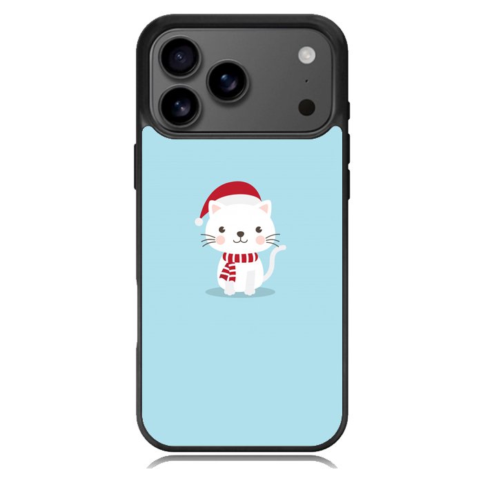 Cat with Santa X00631 iPhone 17 Pro Case