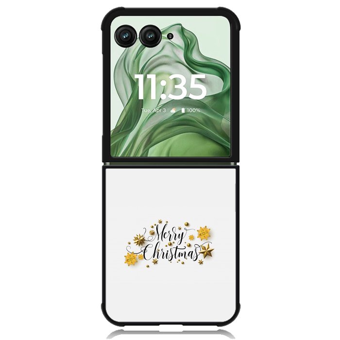 Christmas golden X00633 Motorola Moto Razr+ Plus 2024/2025 Case, Motorola Razr 50 Ultra/50s Ultra Case