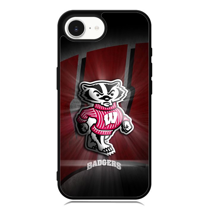 wisconsin badger logo iPhone 16e Case