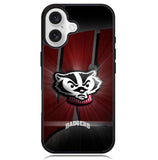 wisconsin badger X00765 iPhone 16 Plus Case