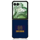 notre dame fighting irish X00779 Motorola Moto Razr+ Plus 2024/2025 Case, Motorola Razr 50 Ultra/50s Ultra Case