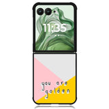 you are golden X00827 Motorola Moto Razr+ Plus 2024/2025 Case, Motorola Razr 50 Ultra/50s Ultra Case