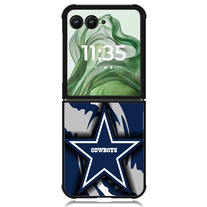 Dallas Cowboys X00980 Motorola Moto Razr+ Plus 2024/2025 Case, Motorola Razr 50 Ultra/50s Ultra Case