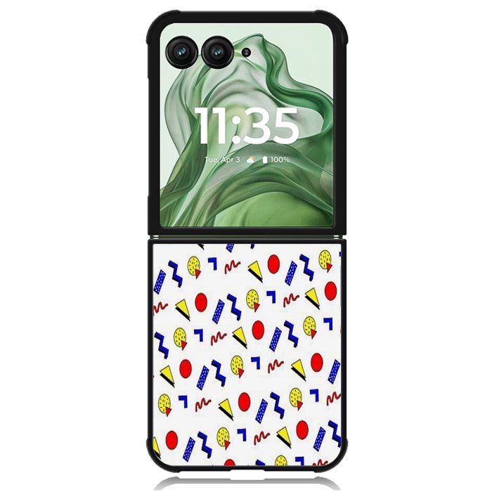 emma chamberlain pattern X00957 Motorola Moto Razr+ Plus 2024/2025 Case, Motorola Razr 50 Ultra/50s Ultra Case