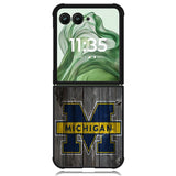michigan wolverines X00950 Motorola Moto Razr+ Plus 2024/2025 Case, Motorola Razr 50 Ultra/50s Ultra Case
