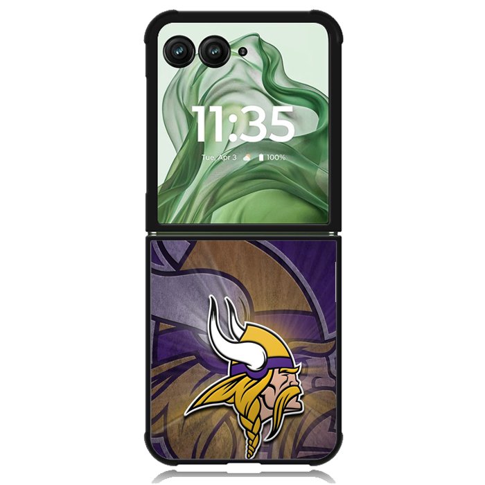 minnesota vikings X00938 Motorola Moto Razr+ Plus 2024/2025 Case, Motorola Razr 50 Ultra/50s Ultra Case