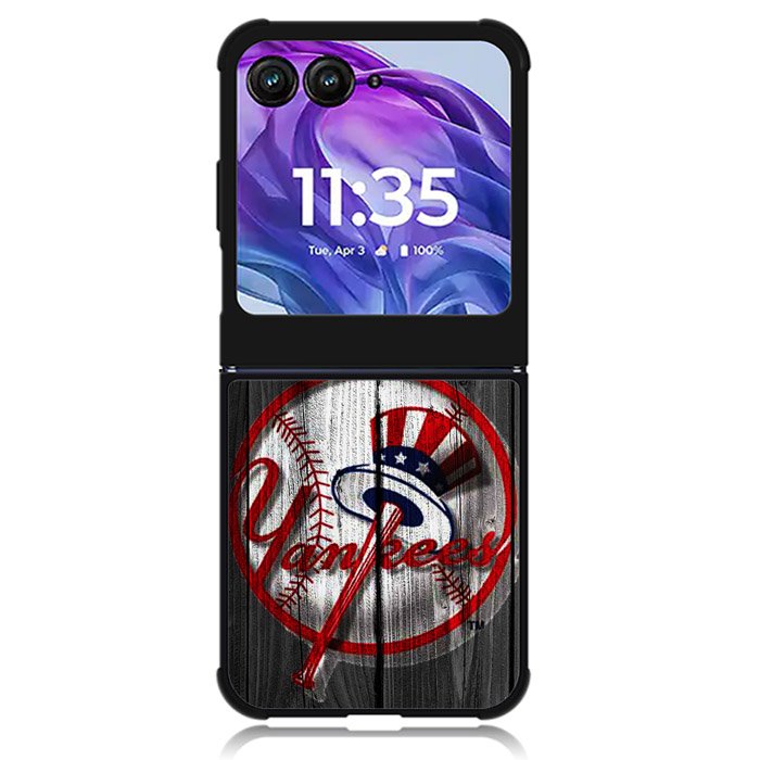 new york yankees logo 6th Motorola Moto Razr 2024 , Moto Razr 50 Case
