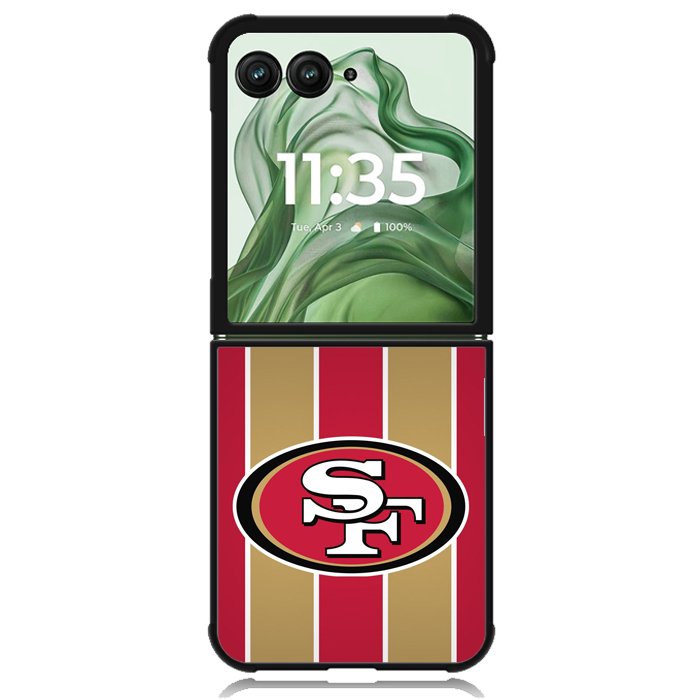 san francisco 49ers X00934 Motorola Moto Razr+ Plus 2024/2025 Case, Motorola Razr 50 Ultra/50s Ultra Case