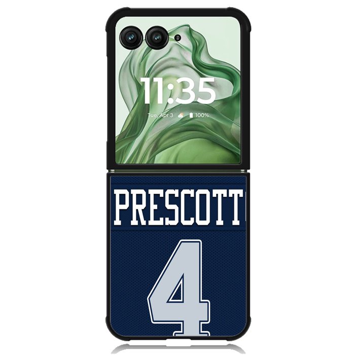 Dallas Prescott X01030 Motorola Moto Razr+ Plus 2024/2025 Case, Motorola Razr 50 Ultra/50s Ultra Case