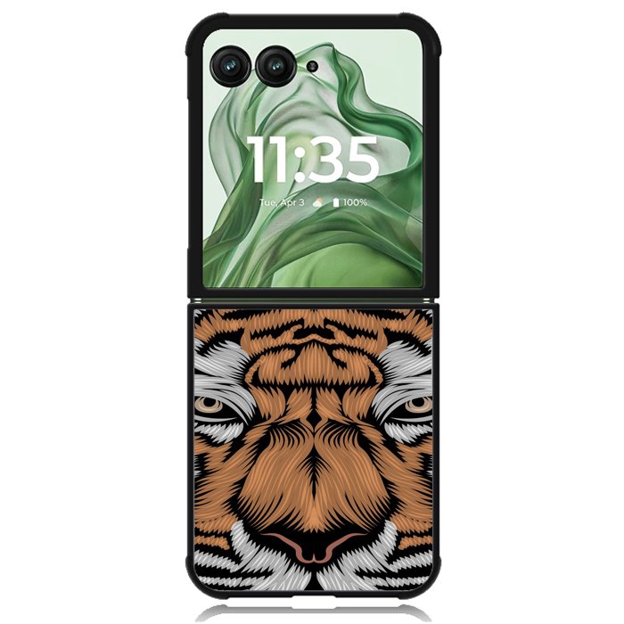Le tigre X01023 Motorola Moto Razr+ Plus 2024/2025 Case, Motorola Razr 50 Ultra/50s Ultra Case
