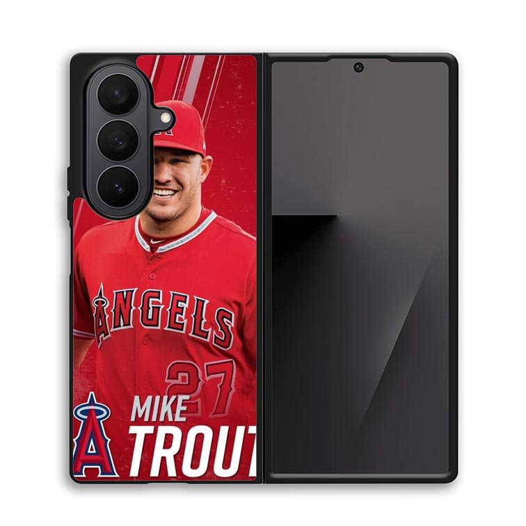 mike trout baseball X01213 Samsung Galaxy Z Fold 7 Case