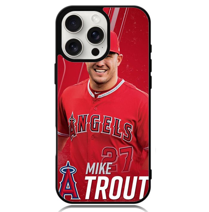 mike trout baseball X01213 iPhone 16 Pro Max Case