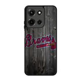 atlanta braves wood Motorola Moto G 5G 2025 Case FE7991