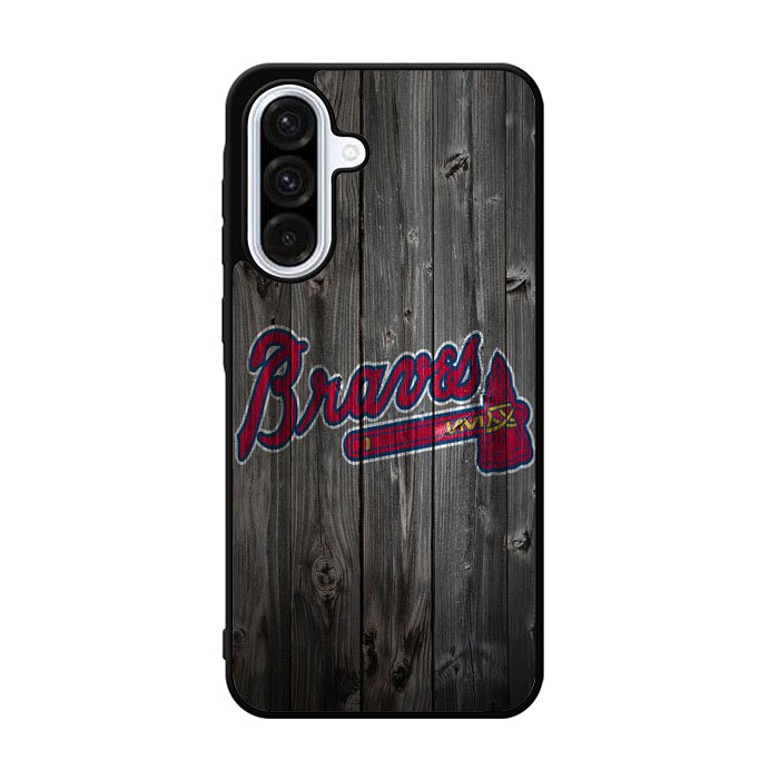 atlanta braves wood Samsung Galaxy A36 Case FE2481