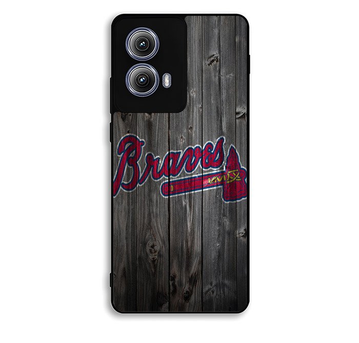 atlanta braves wood Motorola Moto Edge 2024 Case FE2481