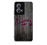 atlanta braves wood Motorola Moto Edge 2024 Case FE6988