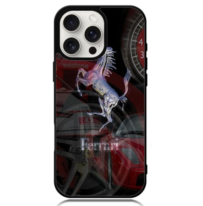 ferrari car Logo X01362 iPhone 16 Pro Case