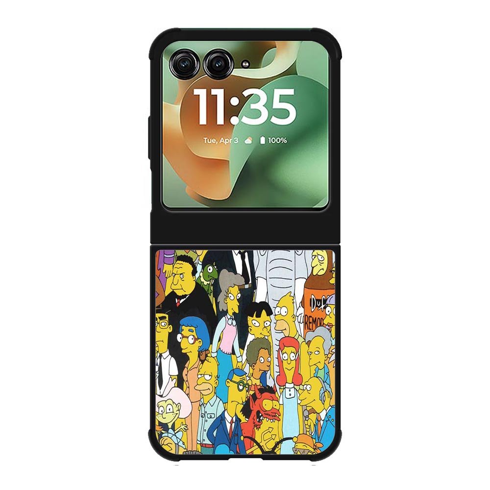The Simpsons Characters X01580 Motorola Moto RAZR 2025 Case