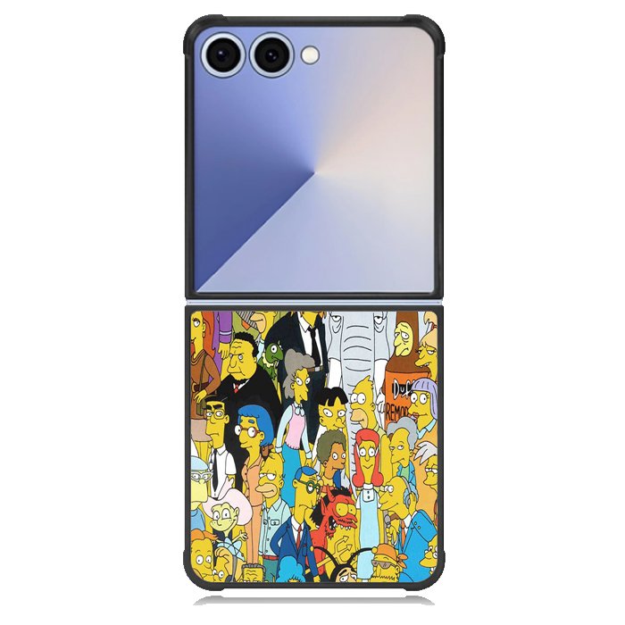 The Simpsons Characters X01580 Samsung Galaxy Z Flip 7 Case