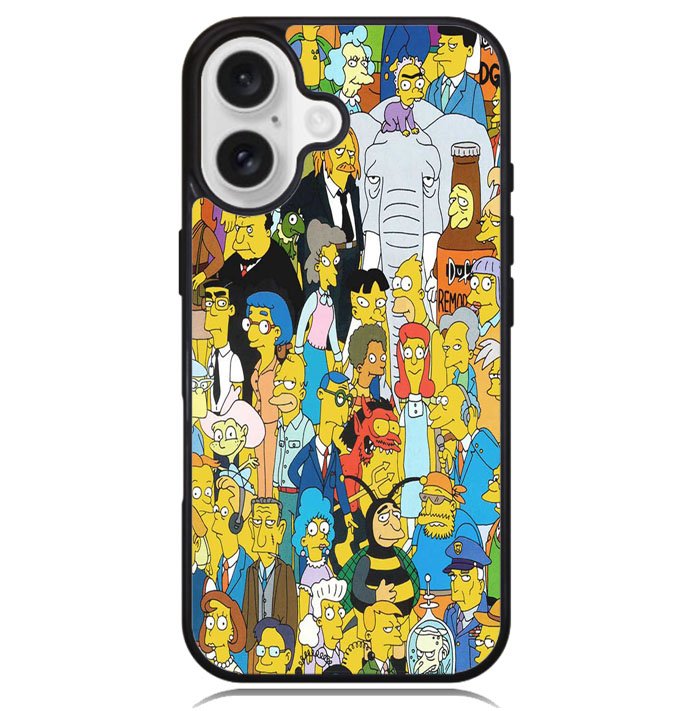 The Simpsons Characters X01580 iPhone 16 Case