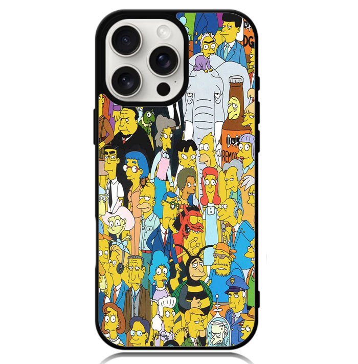 The Simpsons Characters X01580 iPhone 16 Pro Max Case