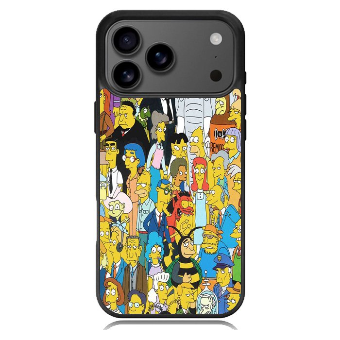 The Simpsons Characters X01580 iPhone 17 Pro Max Case