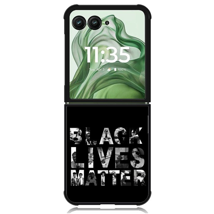 black lives matter Wallpaper X01577 Motorola Moto Razr+ Plus 2024/2025 Case, Motorola Razr 50 Ultra/50s Ultra Case