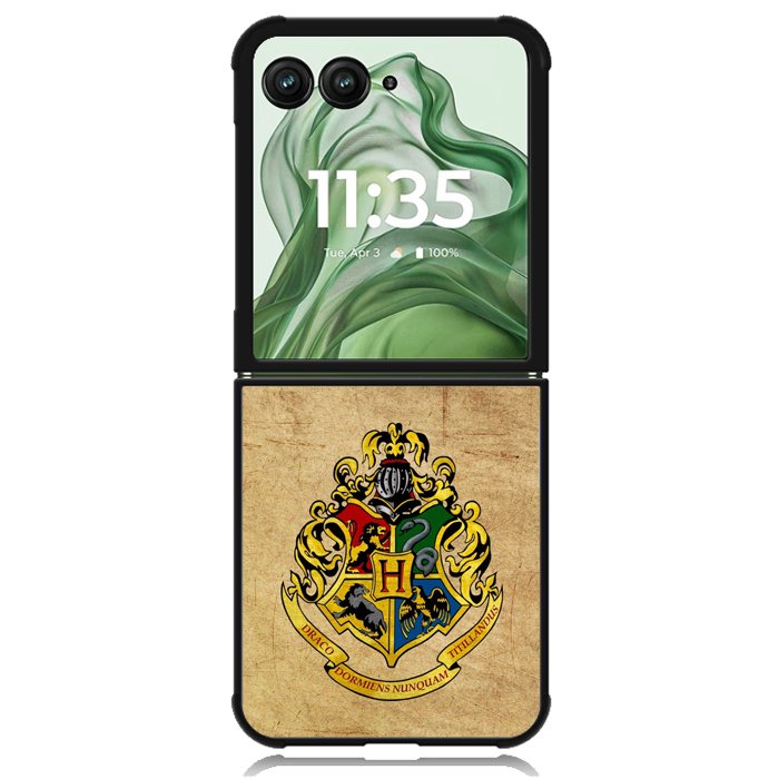 Hogwarts Emblem X01571 Motorola Moto Razr+ Plus 2024/2025 Case, Motorola Razr 50 Ultra/50s Ultra Case