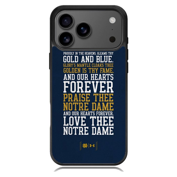 Notre Dame Football X02250 iPhone 17 Pro Case