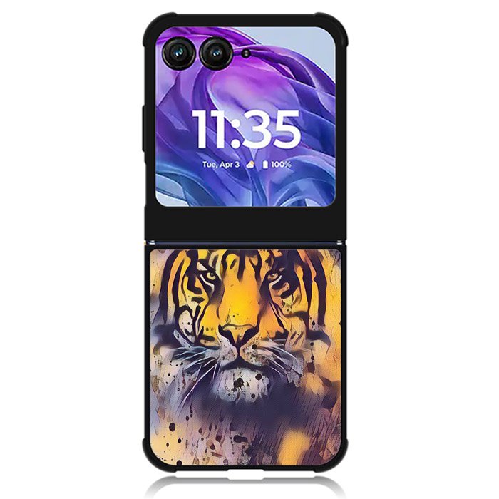 LSU Tigers Symbol Motorola Moto Razr 2024 , Moto Razr 50 Case