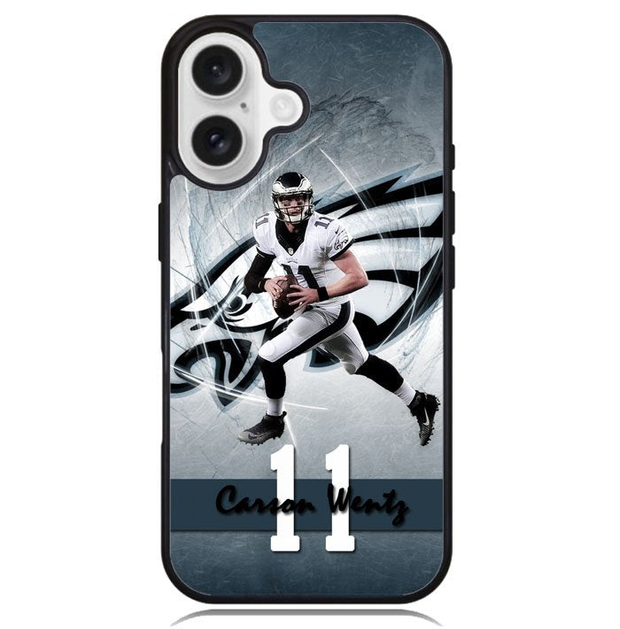 carson wentz 11 X02236 iPhone 16 Case