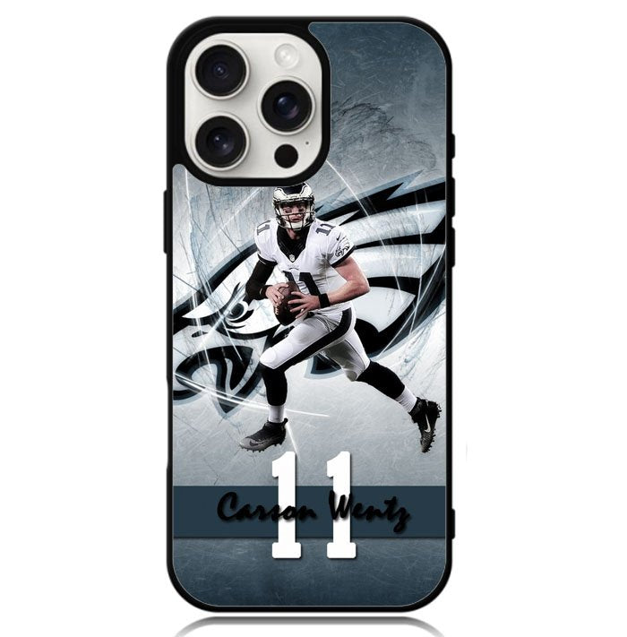 carson wentz 11 X02236 iPhone 16 Pro Max Case