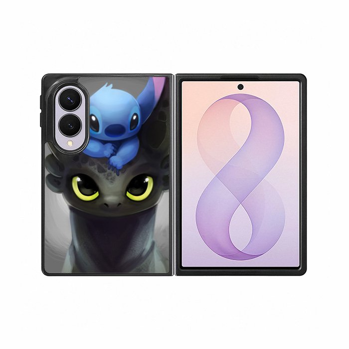 Toothless And Stitch XSamsung Galaxy Z Fold 8 Case DC1899