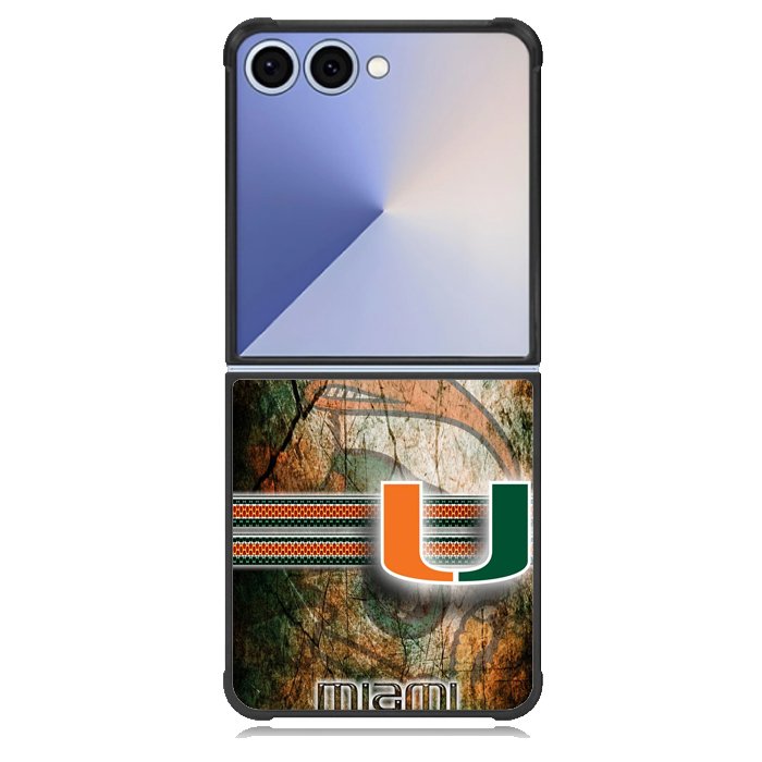 miami hurricanes Logo X02184 Samsung Galaxy Z Flip 7 Case