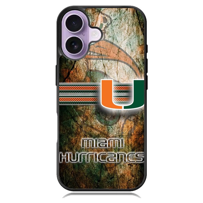 miami hurricanes Logo X02184 iPhone 17 Case