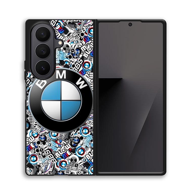 bmw sticker bomb X02147 Samsung Galaxy Z Fold 7 Case
