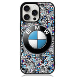 bmw sticker bomb X02147 iPhone 16 Pro Case