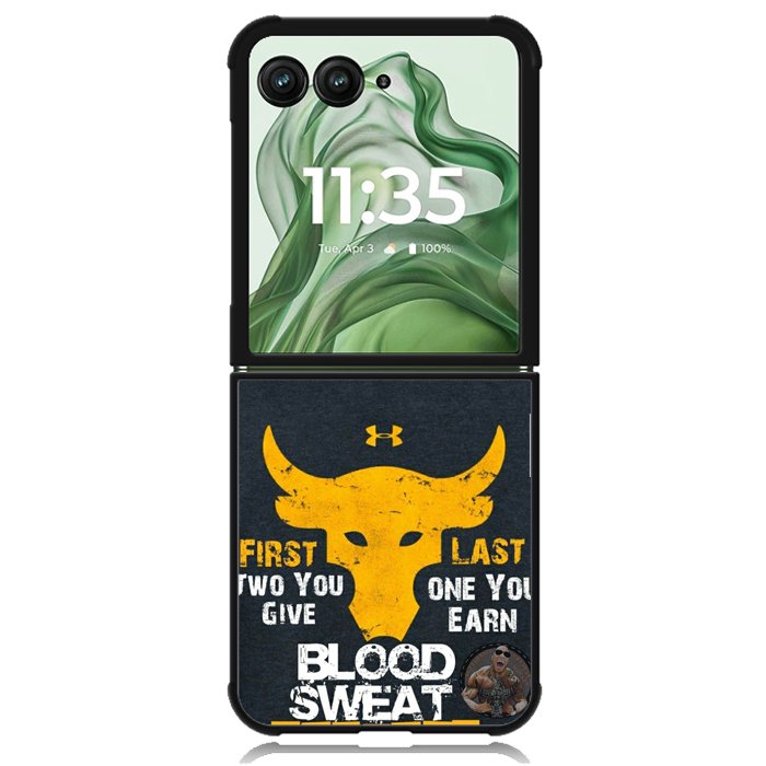 Blood sweat respect X02129 Motorola Moto Razr+ Plus 2024/2025 Case, Motorola Razr 50 Ultra/50s Ultra Case