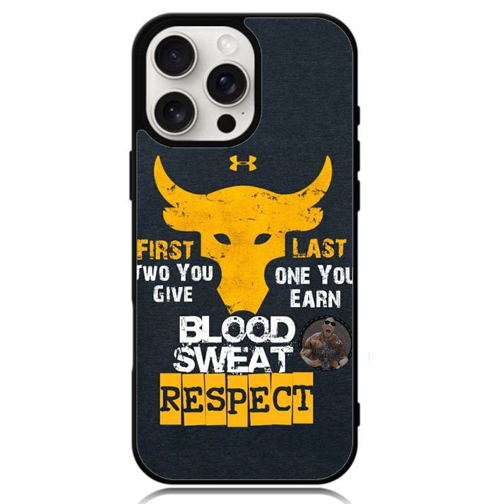 Blood sweat respect X02129 iPhone 16 Pro Max Case