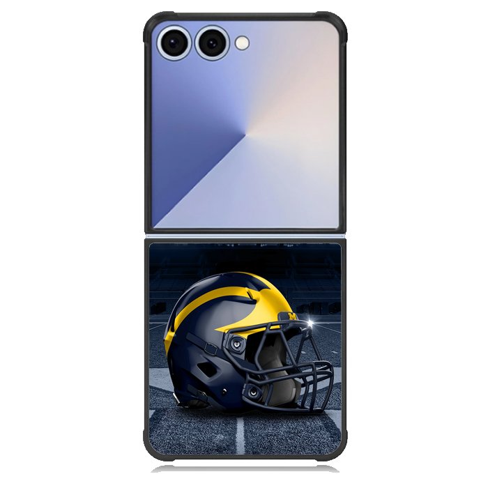 michigan wolverines helmet X02122 Samsung Galaxy Z Flip 7 Case